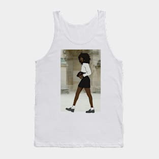 Black Woman Cartoon Collection Tank Top